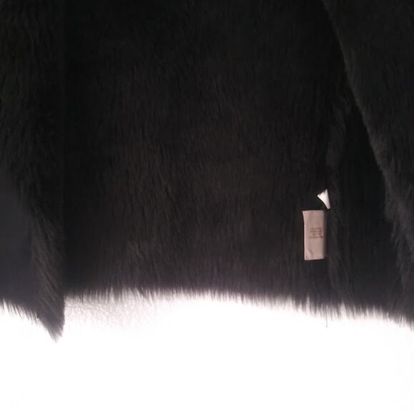 Jennifer Lopez black faux suede faux fur women's size XL vest - Picture 4 of 13